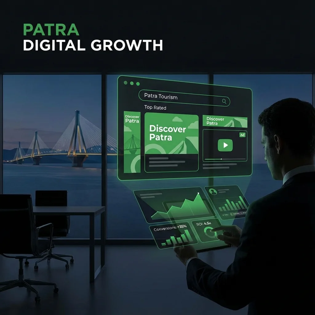 Υπηρεσίες Google Ads Πάτρα από την YFO - Search, Display, YouTube, Performance Max