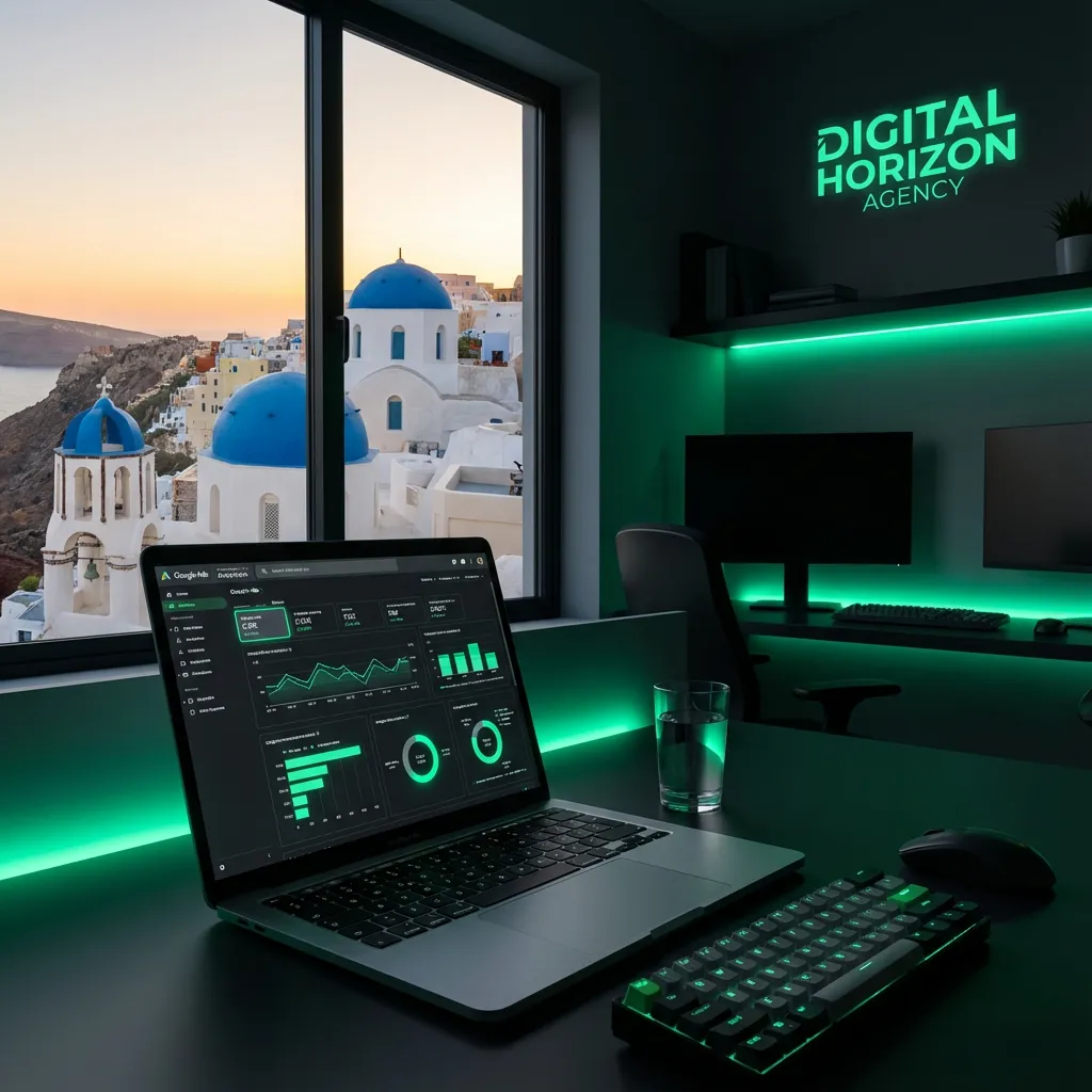 Υπηρεσίες Google Ads Σαντορίνη από την YFO - Search, Display, YouTube, Performance Max