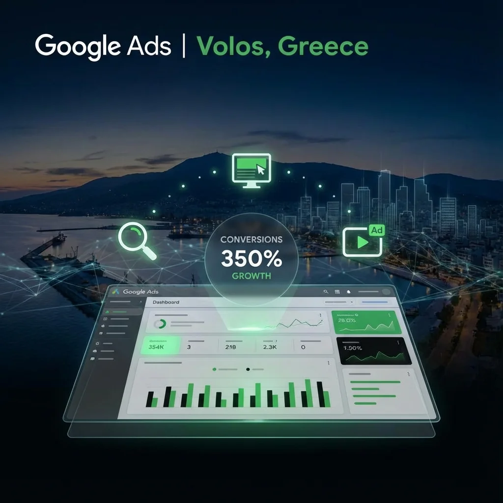 Υπηρεσίες Google Ads Βόλος από την YFO - Search, Display, YouTube, Performance Max