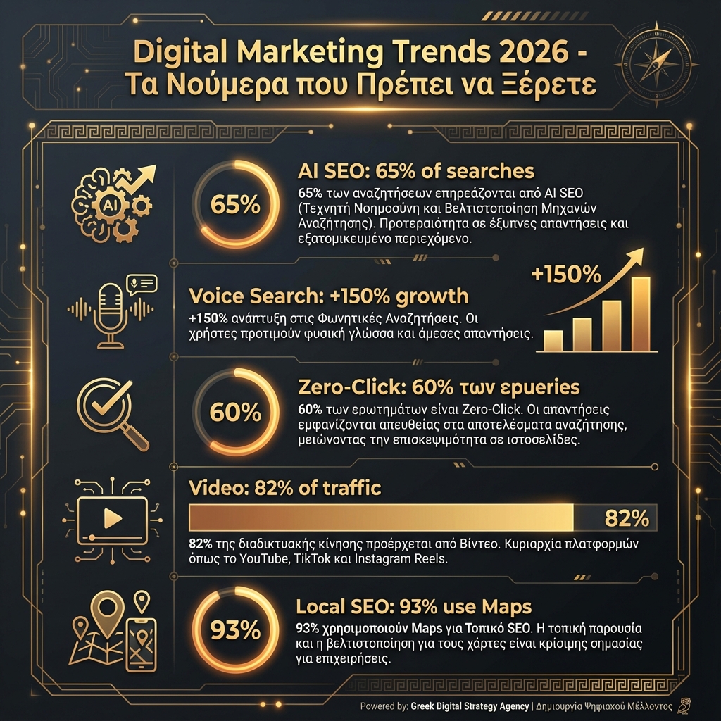 Digital Marketing Trends 2026 - Τα Νούμερα που Πρέπει να Ξέρετε