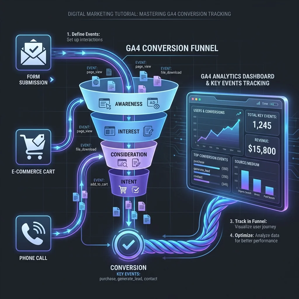 GA4 Conversion Tracking Funnel