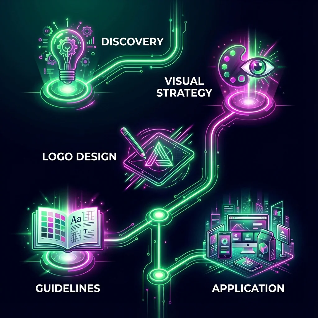 Branding Process Infographic