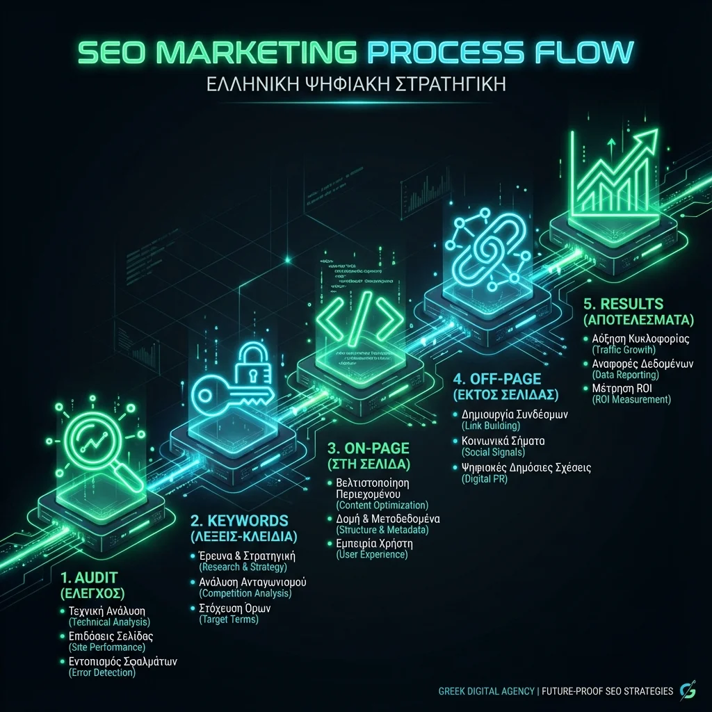 E-commerce SEO Process Infographic