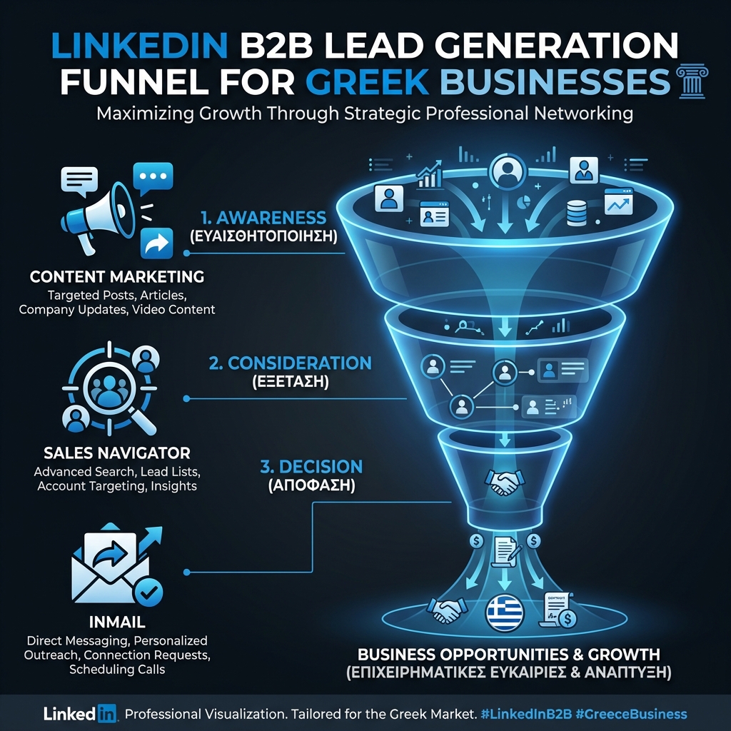 LinkedIn B2B Funnel - Lead Generation Process