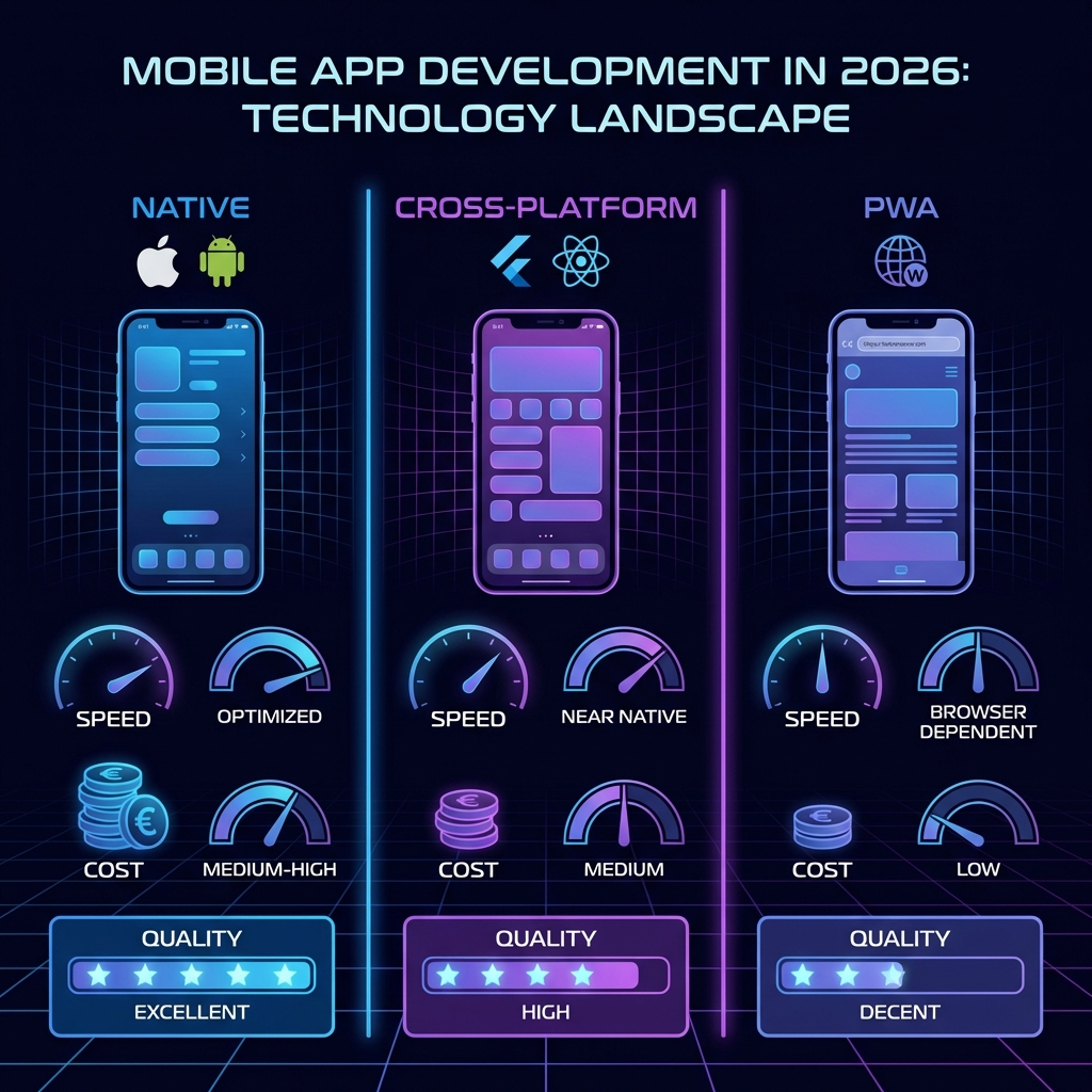 Mobile App Technologies Comparison 2026