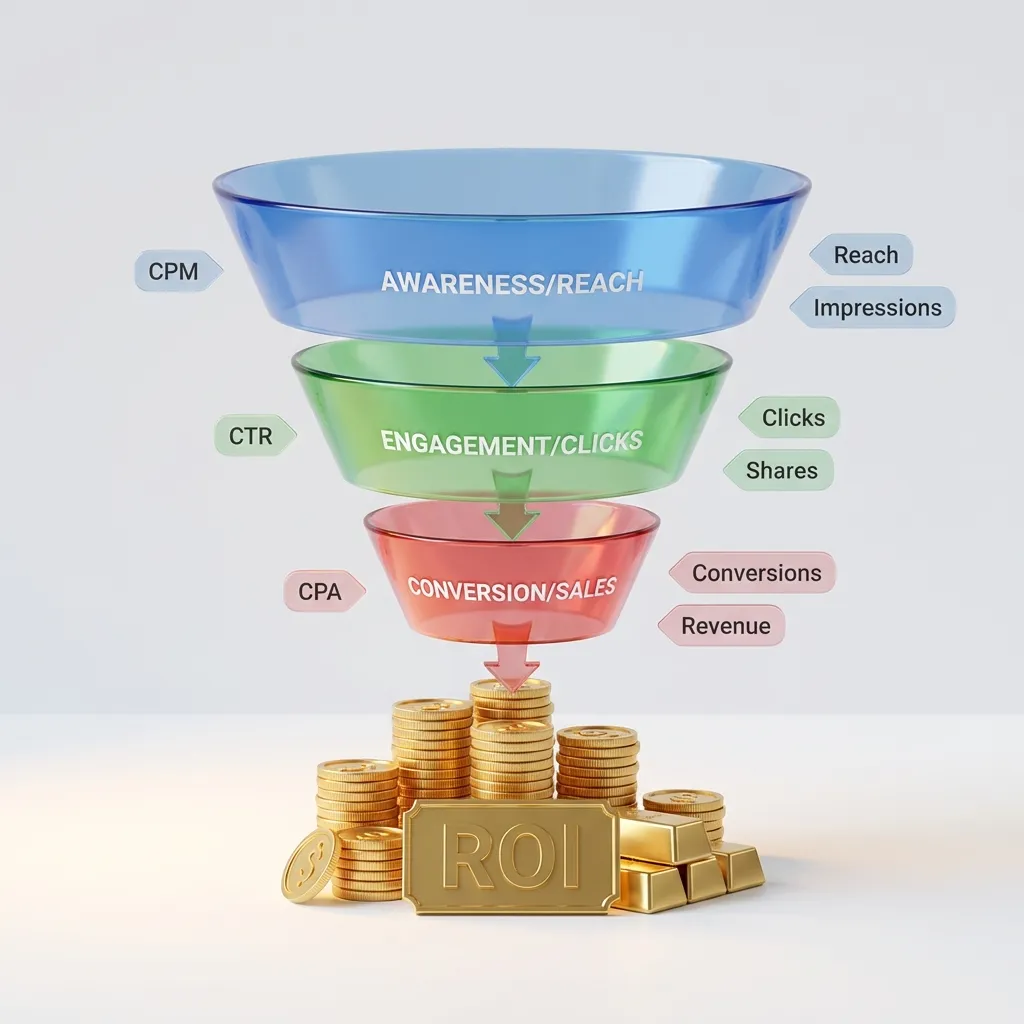 Social Media ROI Funnel & Costs